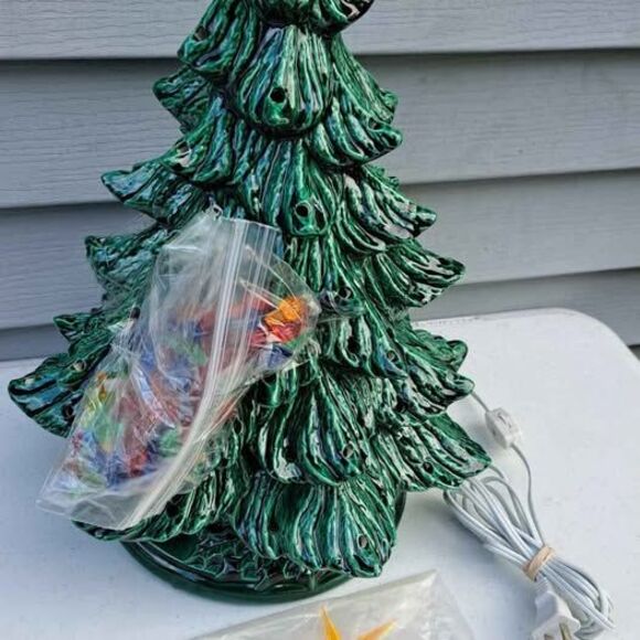 Ceramic Christmas Tree Like New - Picture 2 of 8